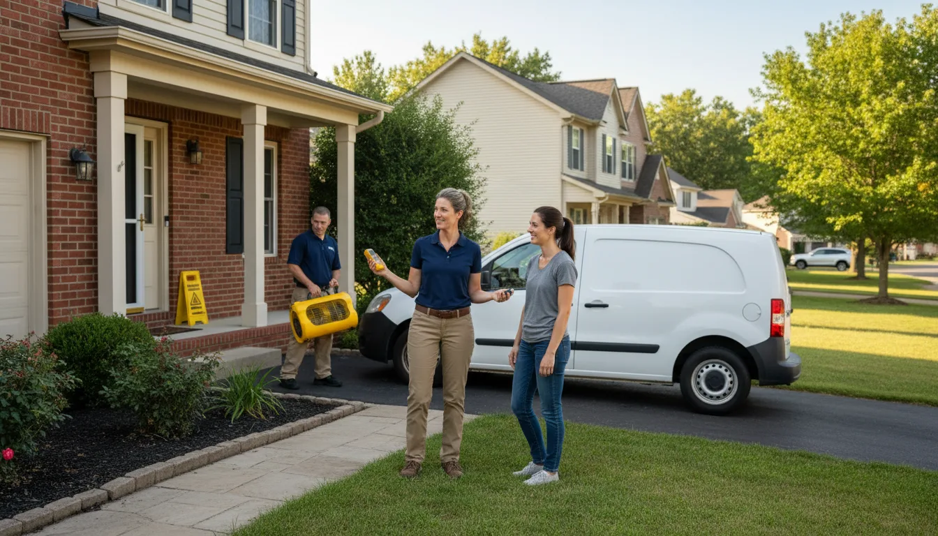Water restoration image for Water Damage & Restoration Services in Brighton, MI
